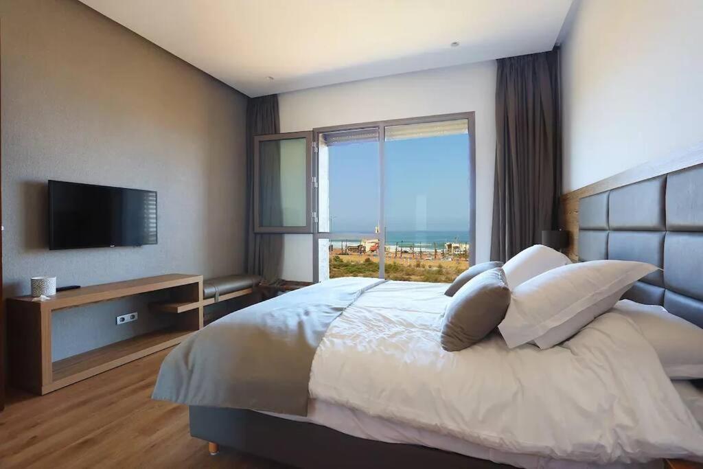 Luxury Apartment At Corniche , Seaview Close Beach 卡萨布兰卡 外观 照片