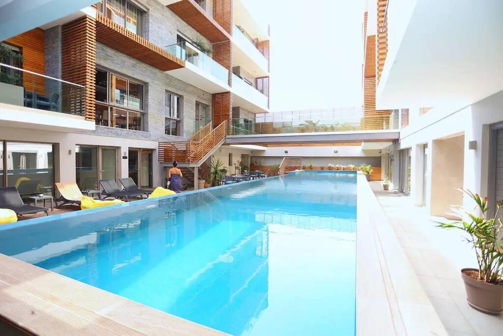 Luxury Apartment At Corniche , Seaview Close Beach 卡萨布兰卡 外观 照片