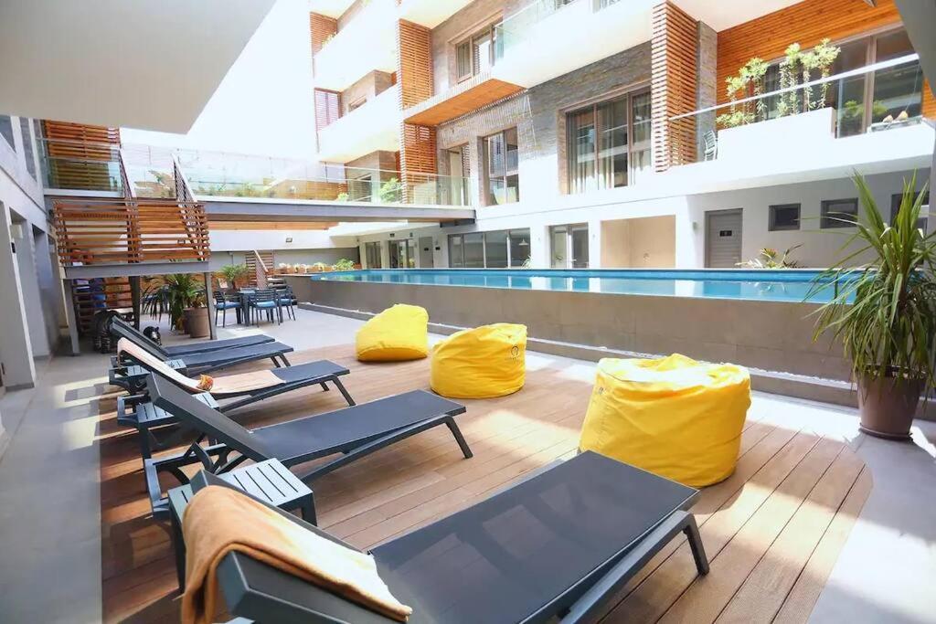 Luxury Apartment At Corniche , Seaview Close Beach 卡萨布兰卡 外观 照片